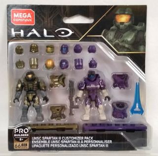 Mega Construx 2019 Halo Usnc Spartan Iii Customizer Figure Pack Glb76