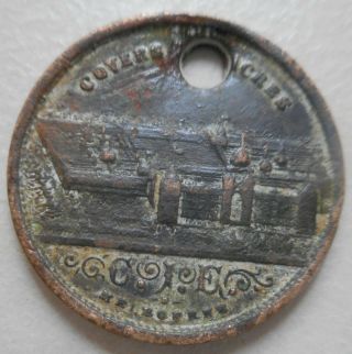 1888 - 89 Centennial International Baazar / 6d Voucher Athenaeum Medallion