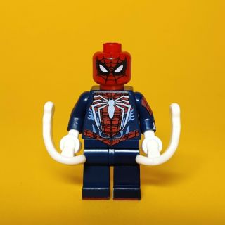Lego Custom Spider - Man Ps4 Suit Uv Printed