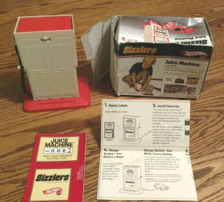 Hot Wheels Juice Machine Sizzlers Battery Powered Charger Open Box