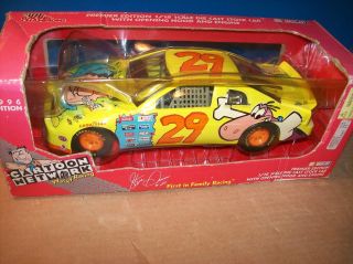 Racing Champions 1996 Edition 29 Steve Grissom 1/18 Scale Flintstone Car