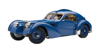Autoart 1/18 Bugatti Type 57 Sc Atlantic Blue Completed Product 70942