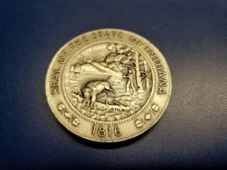 1816 - 1966 State Of Indiana Sesquicentennial.  999 1.  69oz.  Silver Ny U.  S.  Coin
