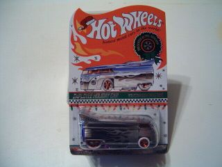 Hot Wheels 2009 Employee Holiday Car Volkswagen Drag Bus 1216/2000 On Card