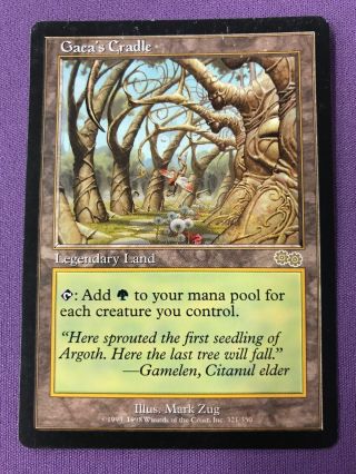 Magic The Gathering Card Gaea’s Cradle From Urza 