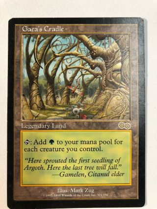 Magic The Gathering Card Gaea’s Cradle From Urza 