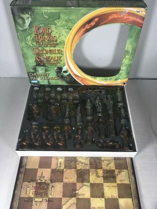 Lord Of The Rings Chess Set Fellowship Of The Ring Complete Euc