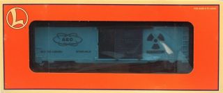 Lionel O Gauge Aec Radioactive Glow - In - The - Dark Ii 9700 Gld Box Car 6 - 26230u