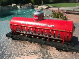Lgb - G Scale - 45805 Coca Cola - " Refreshing In Any Language " Tank Car - No Box
