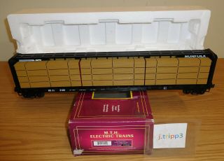Mth 20 - 98255 Norfolk Southern Ns Center I - Beam Flat Car Lumber Toy Train O Scale