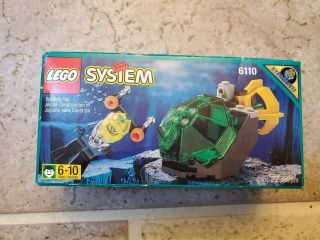 Vintage Lego System 6110 Hydronauts Solo Sub (package)