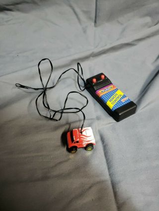 Micro Machines Remote Control Red Van With Flames