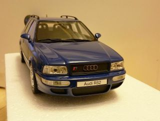 1:18 Otto Mobile Ot091 Audi A4 Rs2 8c Avant Blue - 1994