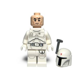 Lego - Star Wars - Rare - White Boba Fett (prototype) -