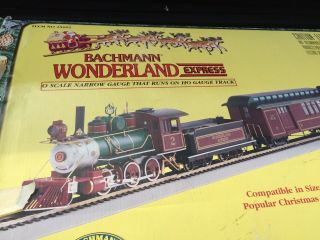 Bachmann Wonderland Express Passenger Train Set Christmas O Scale Model 25001
