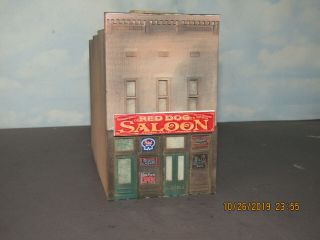 Ho 1/87 Built Red Dog Saloon Bar