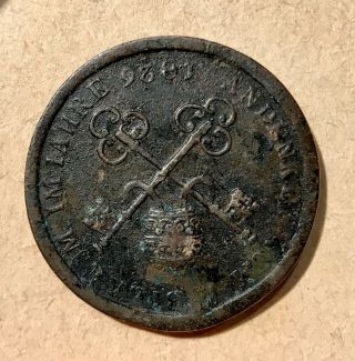 Pope Leo XII Bronze Papal Medal 1826 Tiara Reverse 3
