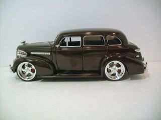 1:24 Scale Limited Brown 1939 Chevy Master Drive Deluxe Diecast Car By Jada Toys