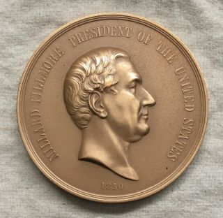 Millard Fillmore Presidential Indian Peace Medal,  U.  S.  Medal 113