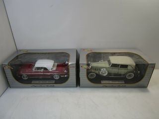 Signature Models 1:18 Scale Cars 1930 Deluxe Brewster,  1955 Chrysler Imperial