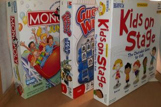 Family Game Night: Guess Who Star Wars And Monopoly Junior And Kids On Stage
