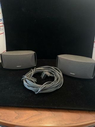 Bose Model Av3 - 2 - 1 Sound System Speakers Only Set Of 2 W/ Cord