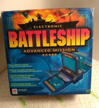 Milton Bradley Talking Electronic Battleship Advanced Mission 