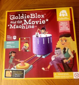 Goldie Blox And The Movie Machine Read,  Build And Make Movies -