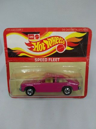 Hot Wheels - Leo Mattel India - Pink Chevy Citation - Rare - Carded
