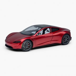 Rare Limited Tesla Roadster Diecast 2.  0 1:18 Toy Car Elon Musk