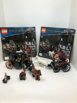 Lego Pirates Of The Caribbean Set 4193 The London Escape Horse & Carriages Only