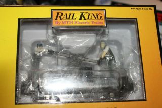 Mth Rail King Hand Car With 2 Operating Figures 30 - 2508,