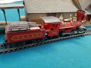 Ahm Pocher 2 - 4 - 0 J.  W.  Bowker Steam Locomotive V & T.  R.  R.  Ho Scale Train