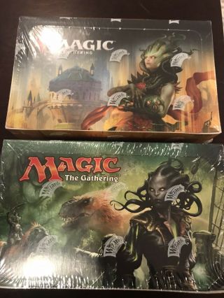 Mtg 1 X Guilds Of Ravnica 1 X Ixalan Factory Booster Box Eng