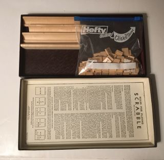 Scrabble Board Game 1948 - 1953 Selchow Righter Very