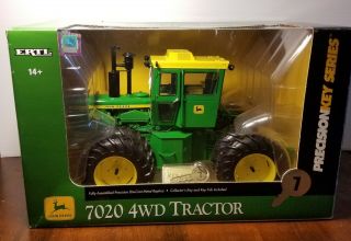 Ertl 1/16 John Deere 7020 4wd Precision Key Series 7 Tractor 1