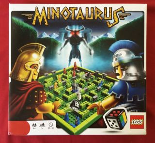 Lego Games Minotaurus (3841) Open Box.  Contents Factory.