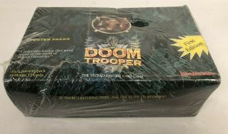 Doom Trooper First Edition Booster Box (36 Pks) Mutant Chronicles Ccg Nib