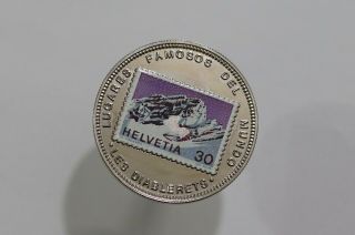 Equatorial Guinea 1000 Francs 1996 Coloured Famous Places Switzerland B22 Z762