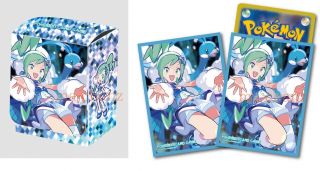 Pokemon Card Center Promo Lisia Deck Case And Shield Sleeve Sm7 Limited Japanese