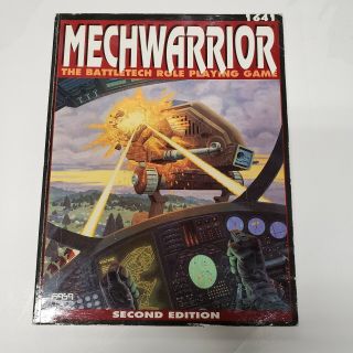 Mechwarrior The Battletech Role - Playing Game 1641 Second Edition Fasa