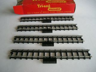 Triang 6 X R 295 Isolating Track Series 3.  00 Gauge.  Light Corrosion.