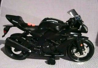 Road Rippers Wheelie Bike Black Kawasaki Ninja Motorcycle Toy State Industries