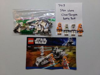 Lego 7913 Star Wars Clone Trooper Battle Pack - 100 Complete