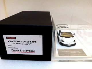 Davis & Giovanni 1/43 Novitec Aventador Lp750 - 4 Sv W/display Case Dg43074b