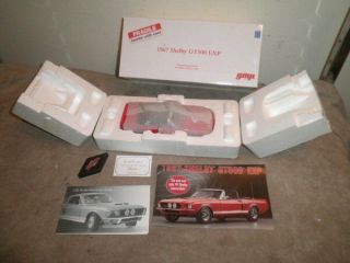 Danbury / Gmp 1967 Ford Mustang Shelby Gt500 Exp Diecast Car 1:24 W/ Box
