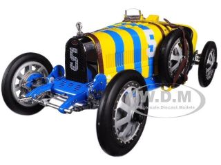 Bugatti T35 5 National Colour Project Sweden Ltd Ed 1/18 Model By Cmc 100b011