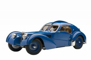Autoart Bugatti Type 57sc Atlantic Blue Model Car 1/18 Japan W/tracking F/s