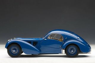 AUTOart Bugatti type 57SC Atlantic Blue Model Car 1/18 JAPAN w/Tracking F/S 3
