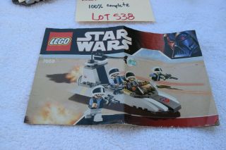 Lego 7668 Star Wars Rebel Scout Trooper Battle Pack 100 Complete